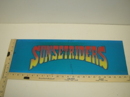 Sunset Riders Marquee $19.99